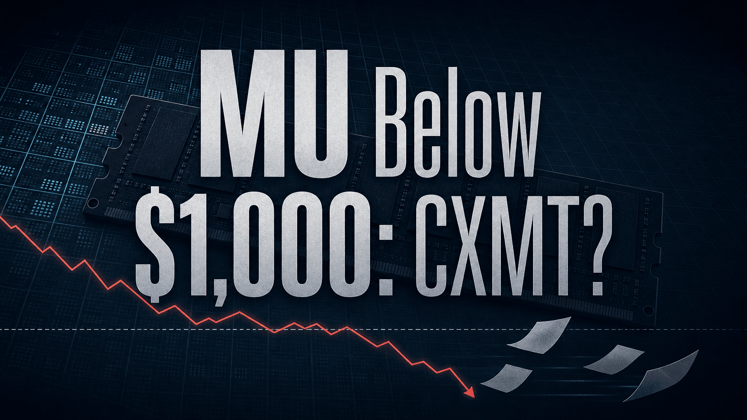 MU Stock Falls Below $1,000: Is the CXMT Threat Real or Just an Excuse to Take Profits?